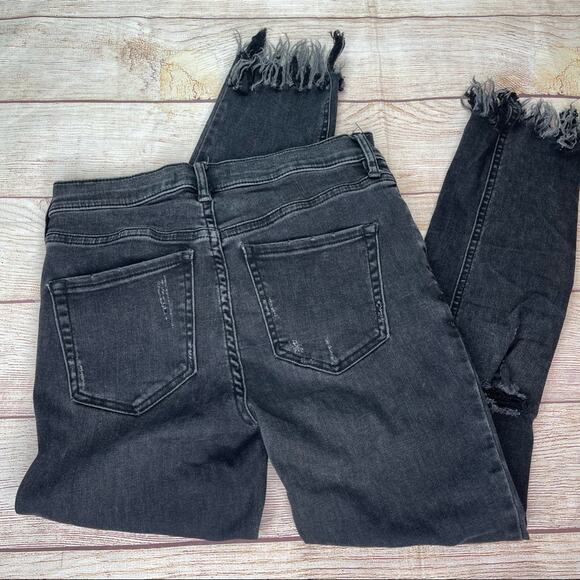 Free People Great Heights Frayed Skinny Jeans - Picture 11 of 12